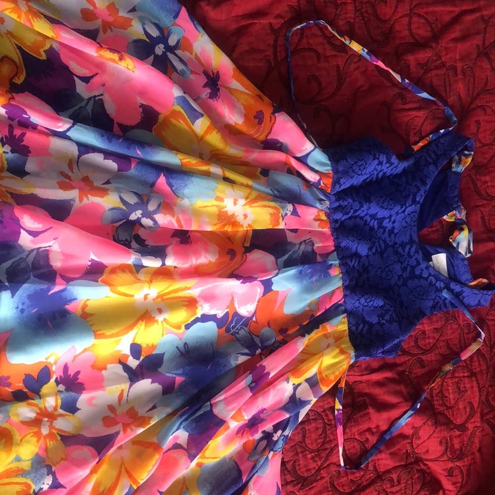 A floral kids dress